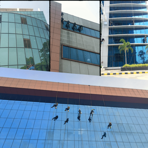 Facade Glass Cleaning